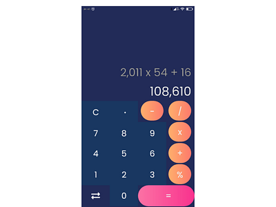 #DailyUI 04 — Calculator dailyui design graphic design ui ux