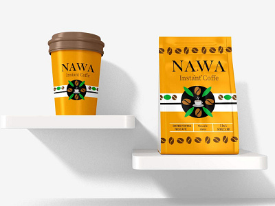 Design of corporate style of coffee packaging