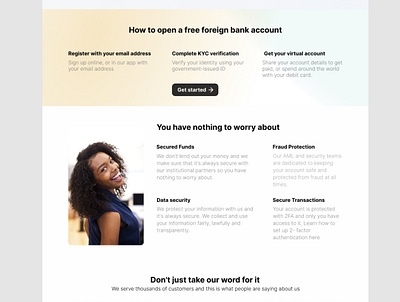 Replica of Grey finance website ui