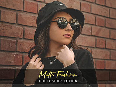 Matte Fashion Photoshop Action photoshop action