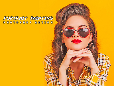 Portrait Painting Photoshop Action