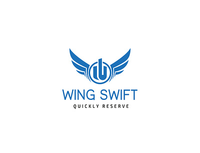 Logo "Wing swift" branding design graphic design icon illustration illustrator logo vector