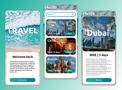 Mobile app design | Travel 3d animation branding graphic design logo motion graphics ui