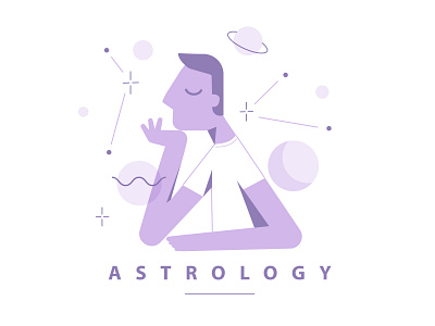 Astrology disign design illustration vector