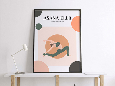 poster for yoga club