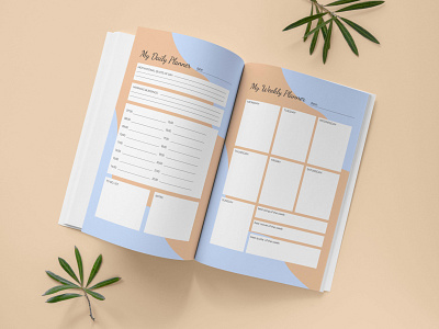 Daily and weekly planners adobe cute cute planner daily daily planner design graphic design illustration illustrator plan planner planner design vector weekly weekly planner