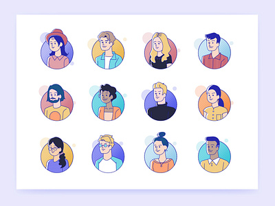 A set of avatars