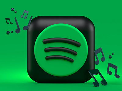 Spotify 3D icon