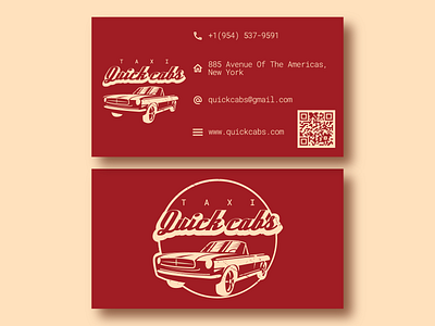 Retro vintage taxi business card adobe illustrator auto branding business cab car card company design driver graphic design illustration logo red retro service taxi typography vintage visit