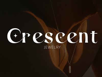 Logo for jewelry store "Crescent" adobe illustrator branding design graphic design illustration logo vector