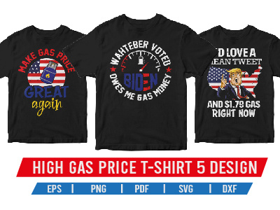 High Gas Price T-Shirt Design funny tee gas station gas svg