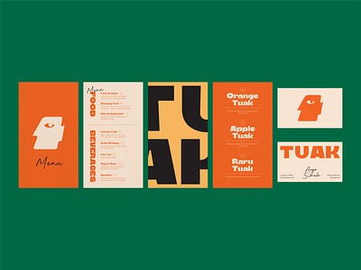 Tuak Raru—Menu Design bran branding design graphic design