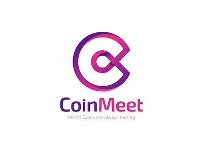 CoinMeet app blockchain design logo ui wallet