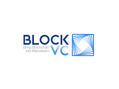 Block VC LOGO asset blockchain crypt design fund logo ui web