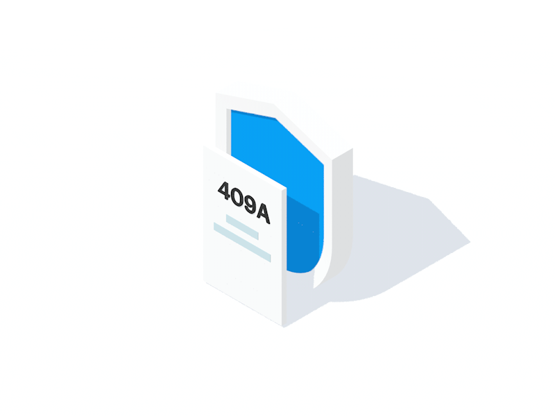 Animated Icon Series: Shield tech motion loop document finance shield c4d flat icon animated