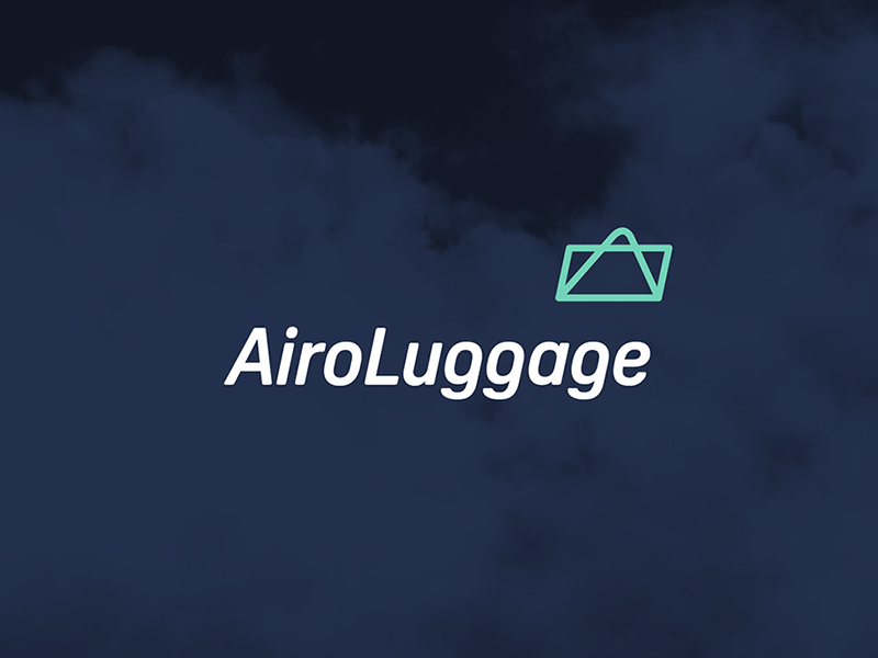 AiroLuggage brand brand and identity brand assets brand design brand design kit creative agency graphic designer identity logo design logo designer logotype luggage logo tourism travel logo