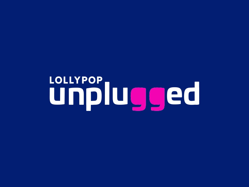 Unplugged animation app branding design graphic design icon illustration logo motion graphics typography vector