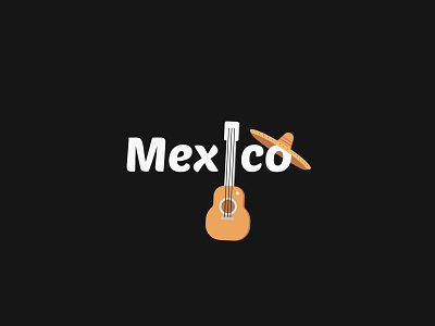 Mexico branding branding design guitar logo mexico typogaphy