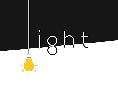 Light branding light lightbulb logo minimal