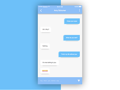 Daily UI challenge Direct Messaging 013 dailyui direct messaging