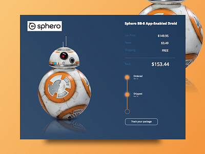 Email Receipt 012 bb8 dailyui email receipt sphero starwars