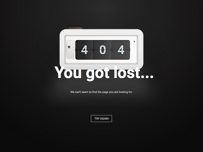 404 008 404 dailyui illustration ui ux web design website