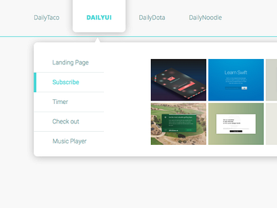 The daily series drop down 027 dailyui drop down dropdown menu taco
