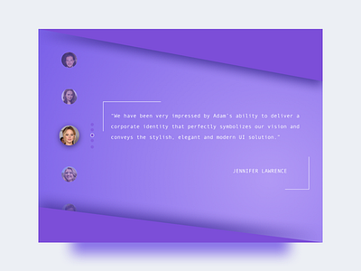 Testimonials 039 39 dailyui testimonials ui