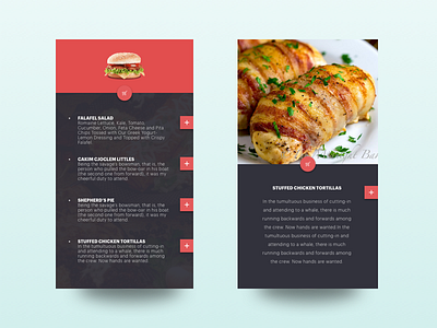 Food menu 042 42 dailyui food food menu menu