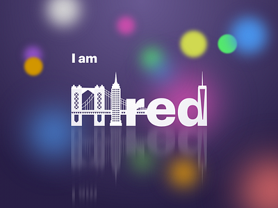 I am hired hired logo new york ui ux