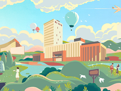 Shanghai JiaoTong University illustration