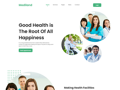 medical lending page