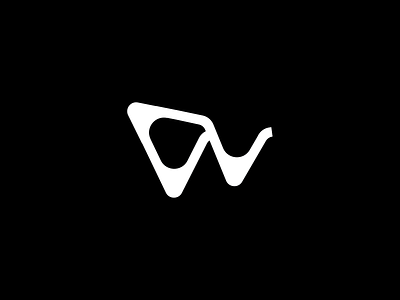 W Logomark branding design logo logomark w logo wave