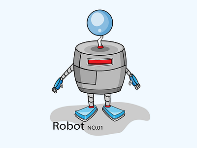 Robot NO.01 illustrator