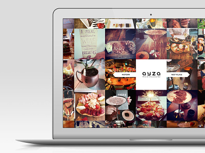 New Ayza Website design navigation parallax photography responsive restaurant social media website design wordpress