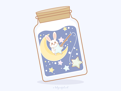 bunny and stars