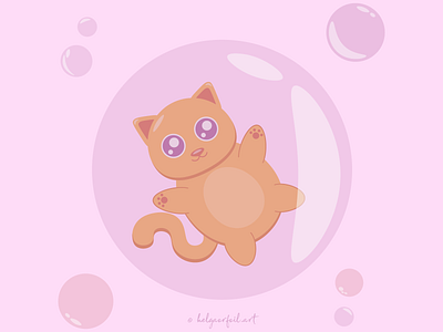 bubble cat