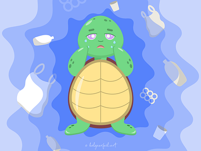 save the oceans animals art cartoon character character design cute flat illustration illustration for childrens illustration for kids kid ocean planet save the oceans turtle vector