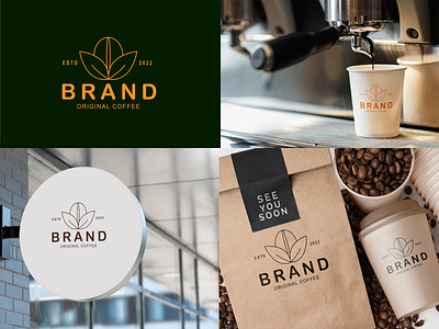 Logo Concept For Coffee Shop