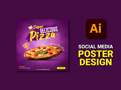 Social Media Poster Design branding graphic design motion graphics