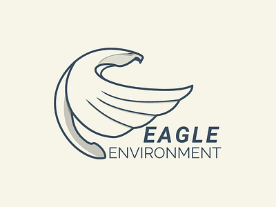 Eagle logo line work