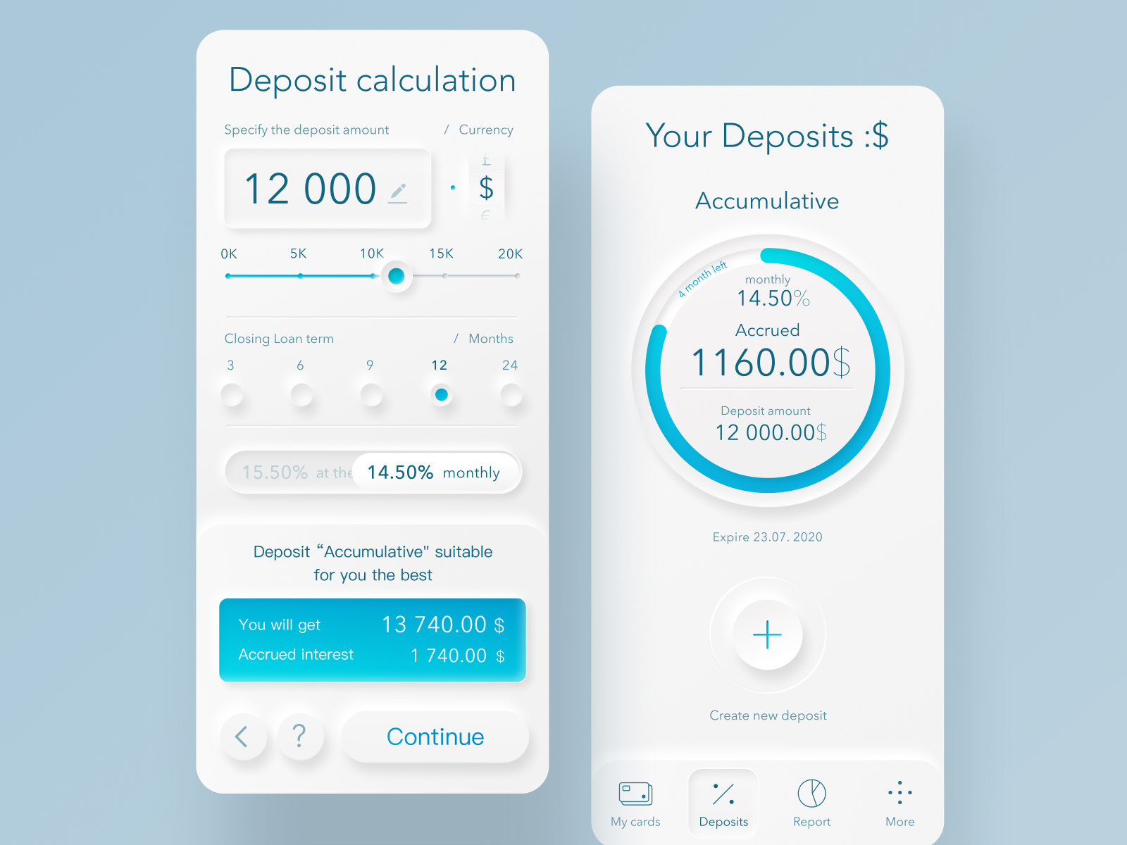 what calculation method should i use for direct deposit