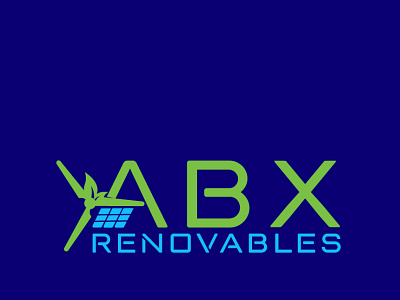 Renewables energy logo graphic design icon illustration logo typography vector