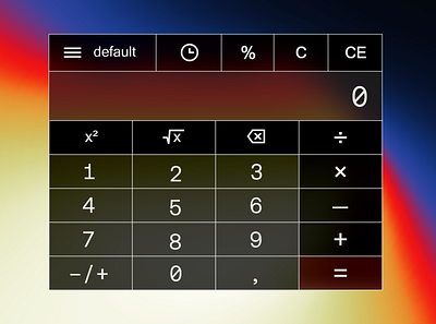 calculator? graphic design logo ui