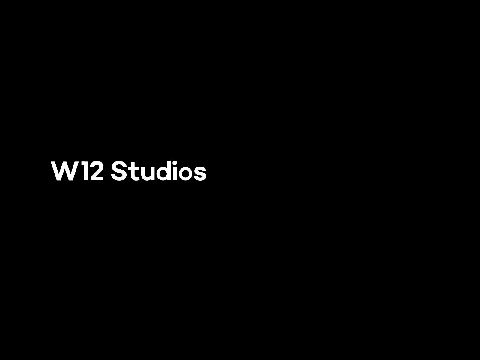 W12 Studios Ident animation ident logo moving logo w12 studios