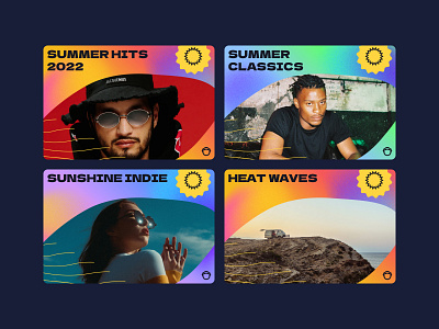 Refreshed Napster Artwork - Summer Playlists