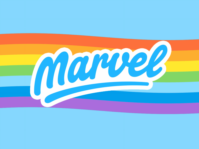 Marvel Pride after effects cinema 4d loader marvel app motion design pride