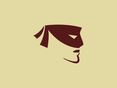 masked man bold brand branding design illustration logo mask strong strongman vector