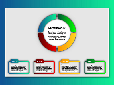 Professional steps infographic graphic design step 1