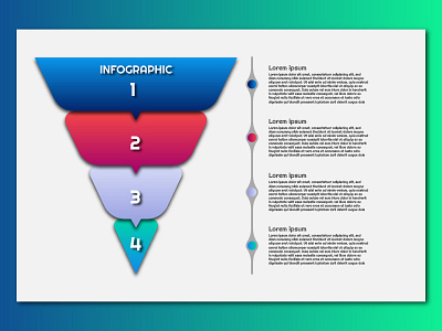 Professional steps infographic graphic design step 1